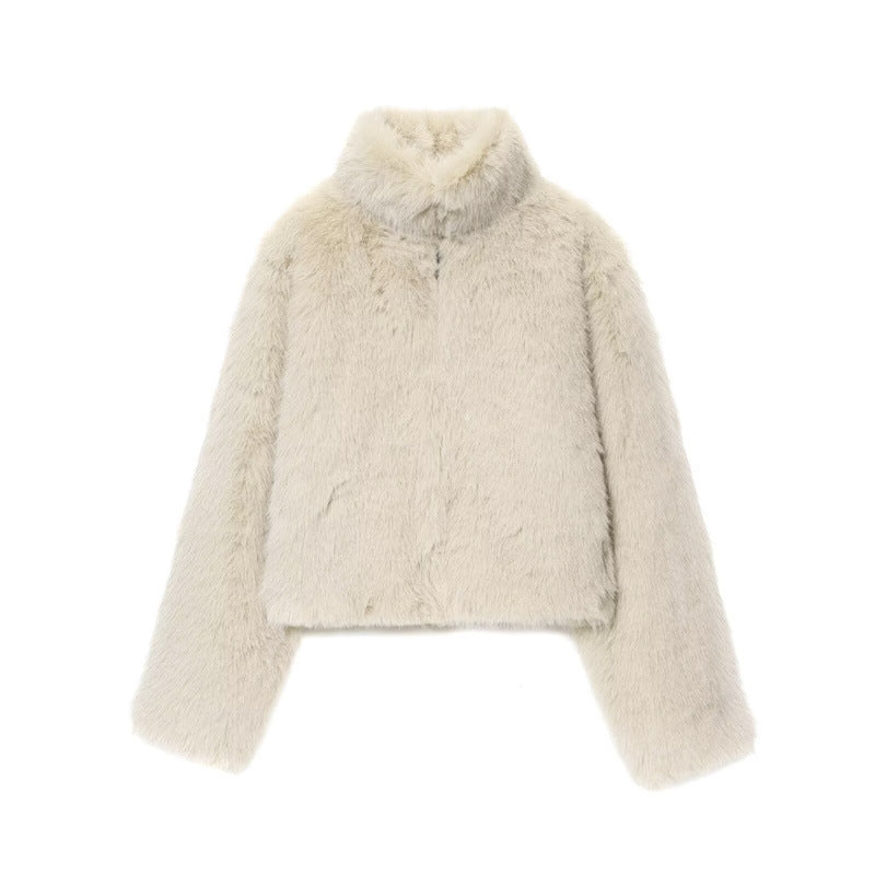 Women’s Faux Fur Short Coat Jacket