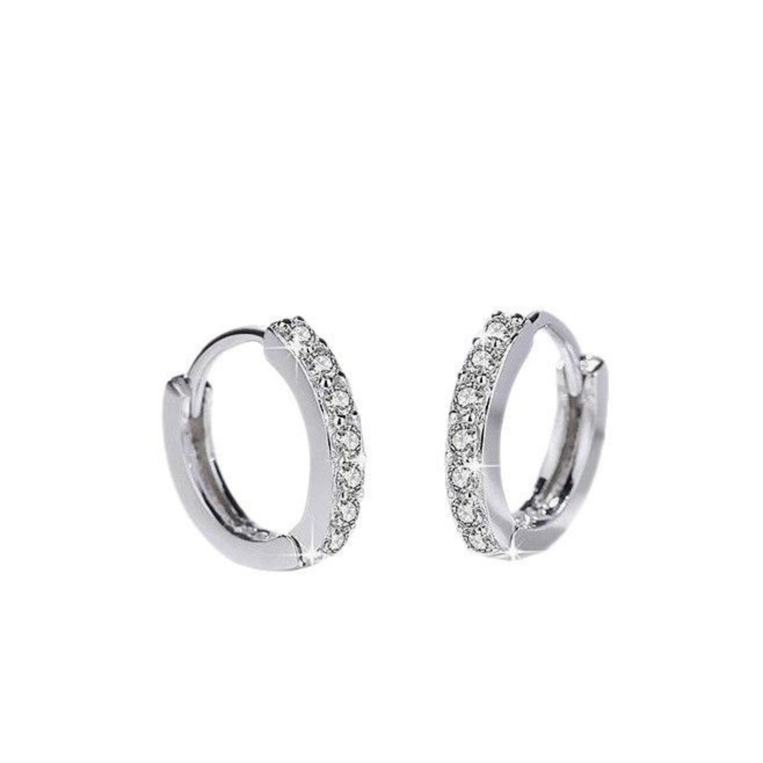 Sterling Silver Circle Earrings