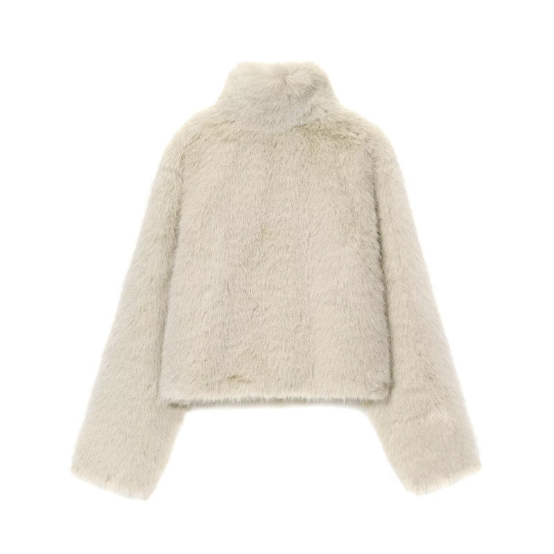Women’s Faux Fur Short Coat Jacket